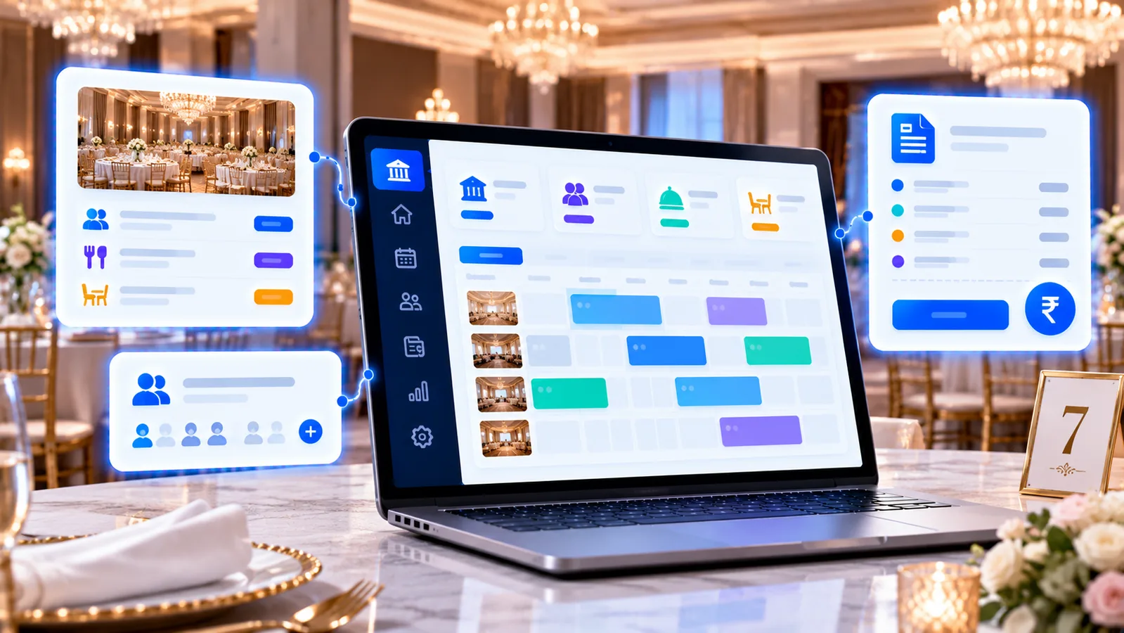 Event & Banquet Hall Booking Software billing software preview